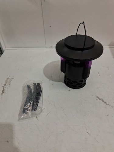 DYNATRAP LED INSECT TRAP WITH INTEGRATED SOLAR PANEL FOR UP TO 9 HOURS OPERATION - 9.18" × 9.18" × 14.63" - BLACK (MODEL: DT032-CST / 1934126) image 3