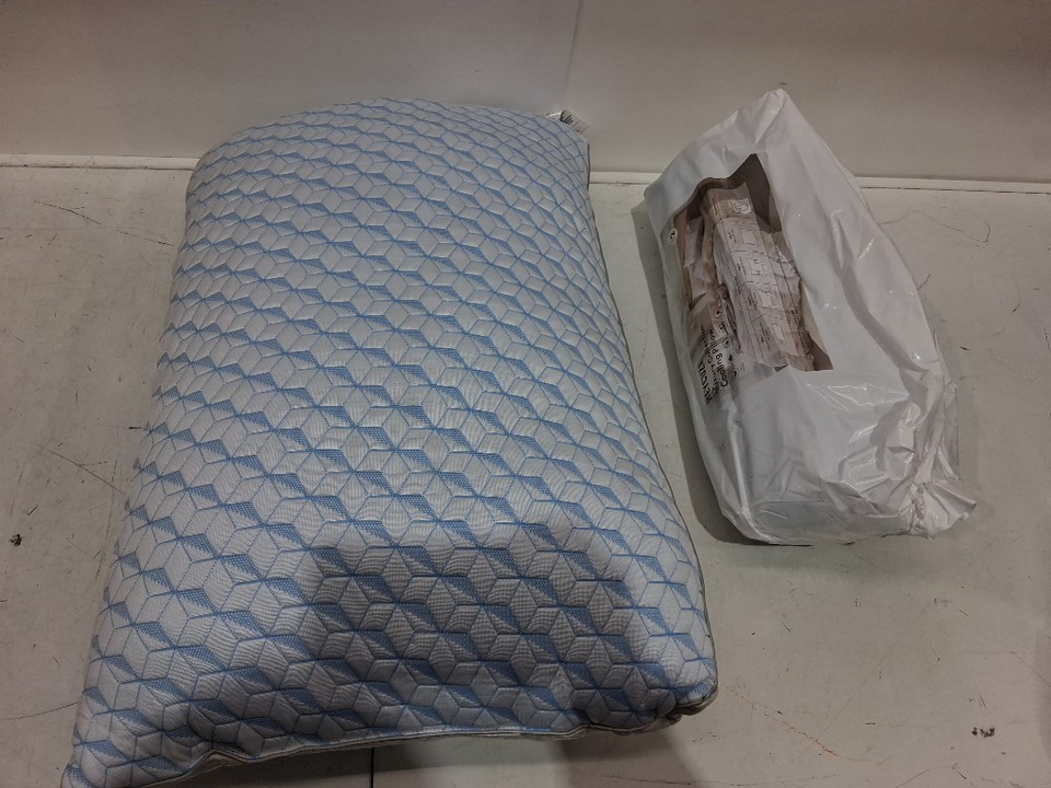 2PK HEYCUZI Premium Down Alternative Bed Cooling Pillow - 18"X29" - WHITE/BLUE image 3