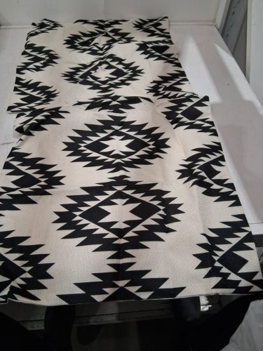 2pc PUREKKI Decorative Vintage Throw Pillow Covers -18" x 18" - white /black (model: 250430) image 2