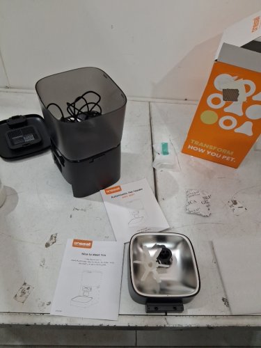 Oneisall Automatic Cat Feeder with WiFi App Control - 3.5L Auto Dry Food Dispenser for Indoor Cats and Small Pets, Smart Portion Control - black (model: PFD-001PRO) image 4