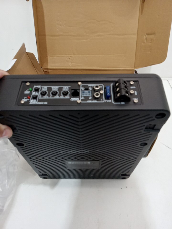 LUVUMVLT Slim Under Seat Powered Subwoofer and Amp Package - 10", 1200W - (Model: LU-mzz10apr) image 4