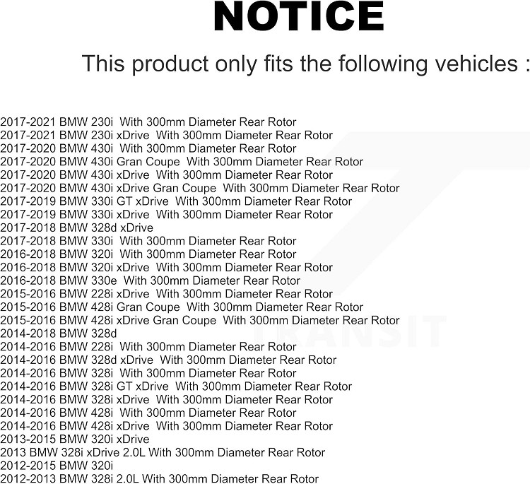 SIM Rear Semi-Metallic Disc Brake Pads - for select bmw models - (model: sim-1613) image 2