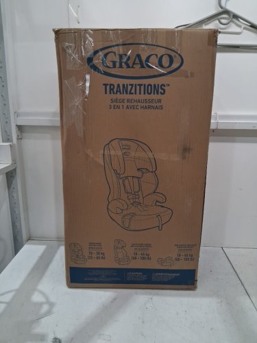 GRACO C20 TRANZITIONS 3-IN-1 HARNESS BOOSTER CAR SEAT - 100LBS CAP - BLACK (MODEL: 2035724) image 2