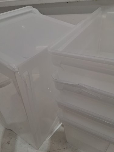 5PK IRIS SPLIT-LID FILE ORGANIZER, LETTER-SIZE - 4QT - PEARL (MODEL: FB-31) image 6
