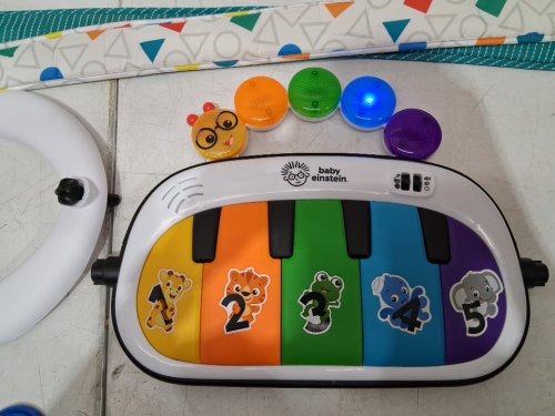 BABY EINSTEIN 4-IN-1 KICKIN' TUNES MUSIC ACTIVITY GYM PLAY MAT - MULTICOLOUR (MODEL: 11749-BBWS) image 4