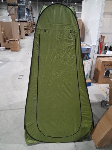 BREKMIS PORTABLE OUTDOOR CAMPING POP UP CHANGE ROOM PRIVACY TENT WITH CARRY BAG - 6.3FT - GREEN/BLACK image 4