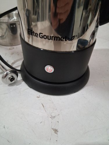 ELITE GOURMET ELECTRIC COFFEE PERCOLATOR - 12CUP CAPACITY - STAINLESS STEEL/BLACK (MODEL: EC812) image 2