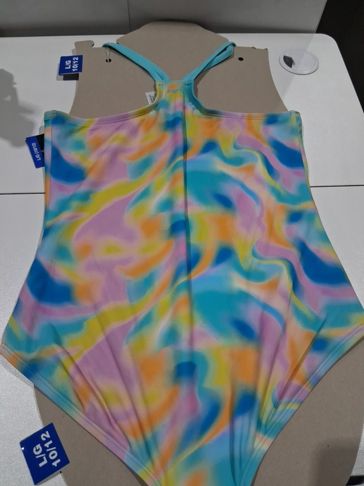 Girl's ROOTS ONE PIECE SWIMSUIT - LARGE (10/12) - Multicolour image 3