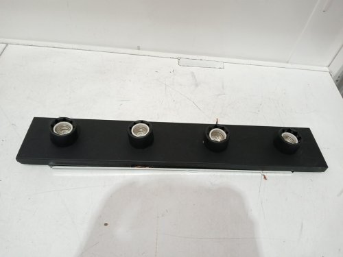 Westinghouse 4 Light bath bar indoor wall Vanity Light - 24" - matte BLACK (MODEL: 61176 ) image 3