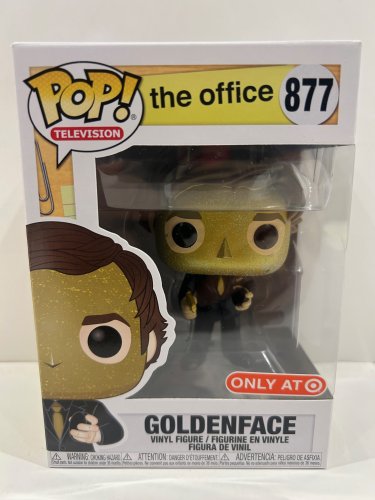 Funko pop! **only at target** Television: the office - goldenface vinyl figure (#877) image 2