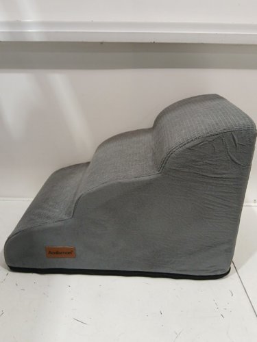 Aodisman 3-step multi-use indoor pet stairs - 22.4" x 15" x 15" - Grey image 2