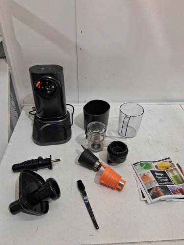 ninja never clog cold press juicer - 150w - black (model: 2555552/jc155cco) image 3
