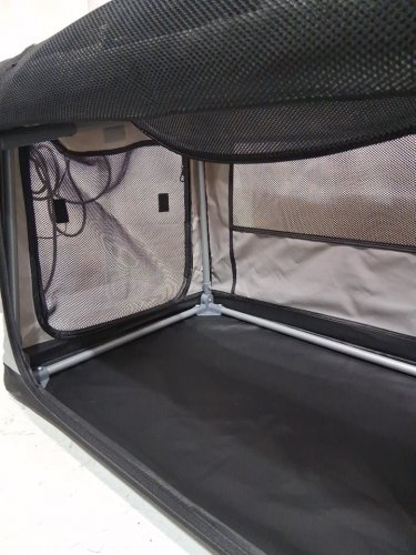 petsfit collapsibke dog crate - medium size dogs - 30" x 19.5" x 19.5" - grey (model : DCC1041224AL) image 8