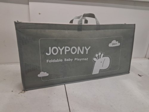 Joypony Foldable Baby Playmat XPE Foam Waterproof Anti-Slip - forest Pattern - 69" x 76.5" - Beige/Green/TREES - (Model: JY-PM) image 2