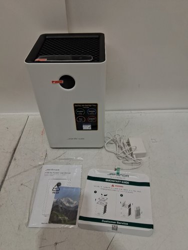 JAFANDA JF260 H13 TRUE HEPA & ACTIVATED CARBON AIR PURIFIER WITH LIGHTS AND QUIET MODE - WHITE - (MODEL: JF260) image 4