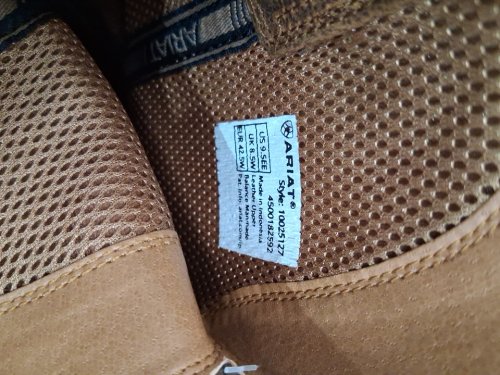 men's ariat Sport Rustler Western Boot - size 9.5 (extra wide) - Brute Brown/Tack Room Black (style: 10025127) image 4