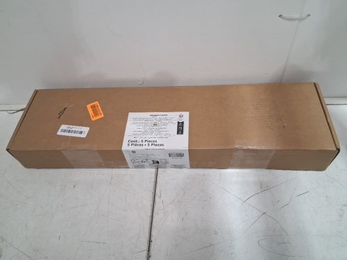 5pc AmazonBasics Bathroom Hardware Set - satin nickel - (model:AB-BR817-SN) image 2
