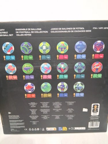 16pc fifa world cup 2026 host cities soccer ball set in display box - size 1(mini) - assorted (model: 1872202) image 3