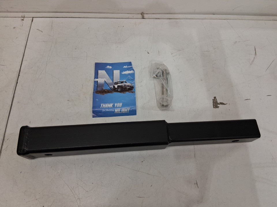 Nilight Trailer Hitch Extender Extension - 18" - 2" receiver - black image 3