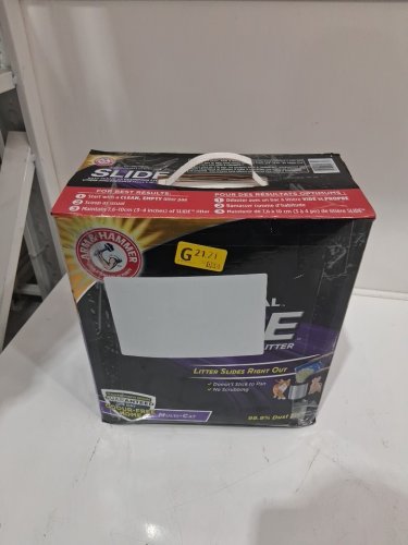 ARM AND HAMMER CLUMP & SEAL SLIDE 99.9% DUST FREE NON-STOP ODOUR CONTROL CAT LITTER - 20LBS image 3