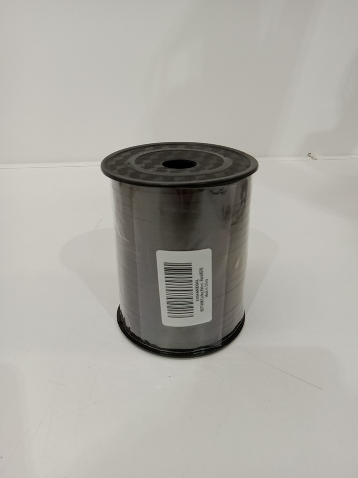 Black Curling Ribbon for Gift Wrapping - 500 yards - 3/16" - black image 2