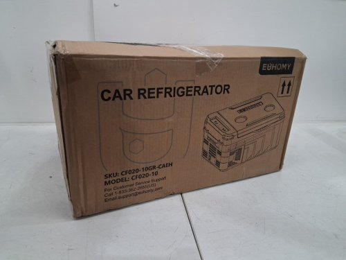 EUHOMY CAR REFRIGERATOR COMPRESSOR ELECTRIC COOLER WITH APP CONTROL - 12V - 10L - BLACK/GREY (MODEL: CF020-10GR-CAEH) image 8