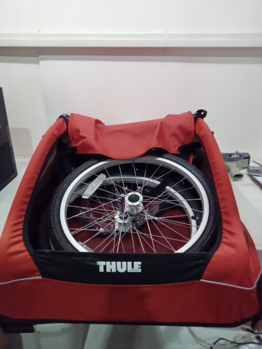 THULE Cadence 2 - Bike Trailer for 2 kids - 99lbs capacity - red (model:10101812) image 3