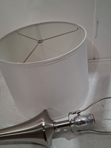 3pc Darlington Lamp Set-150 W E26 type A-16"L X 16"W X 60"H/15" x 15" x 27"-Brushed chrome grey (model: 1072538) image 3