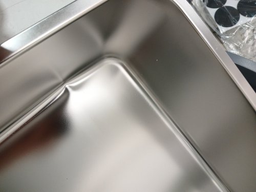 kiseng high sided cat litter box - XL - 14.96" x 22.83" x 10.2" - stainless steel image 4