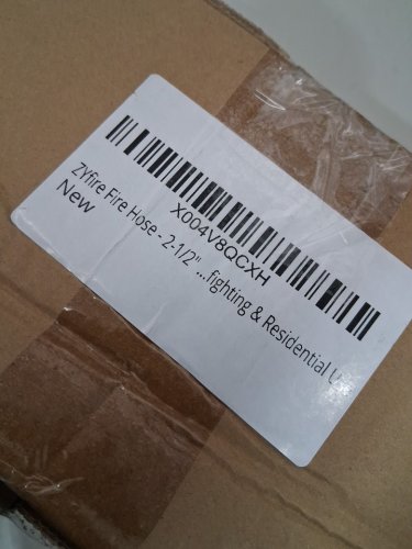 ZYFIRE SINGLE JACKET FIRE HOSE - NST/NH COUPLING - TPU LINED - 2-1/2" x 50FT image 4