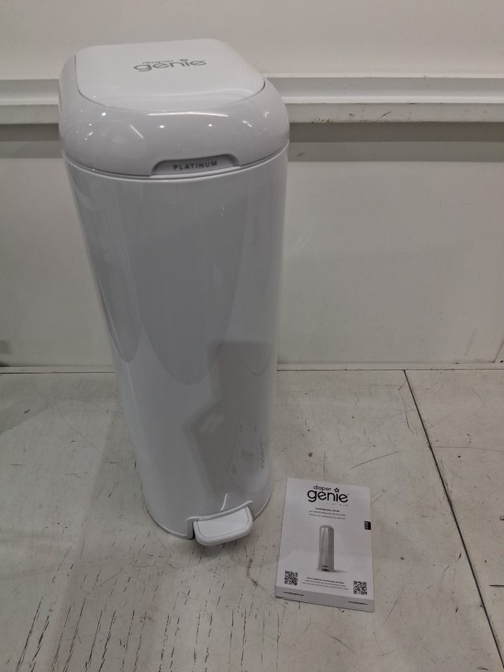 Playtex Diaper Genie Signature Platinum Diaper Pail - 27" - white (model: I000808) image 2