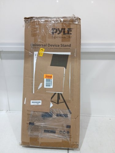 PYLE ADJUSTABLE Heavy Duty UNIVERSAL DEVICE TRIPOD STAND - ADJUSTS FROM 32"-56" / TRAY SIZE 14"x13" - BLACK (MODEL#: PLPTS7) image 2