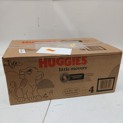 150PK Huggies Little Movers disposable Diapers - Size 4 (22-37lb) - Disney baby lion king (Model: 5631501) image 2