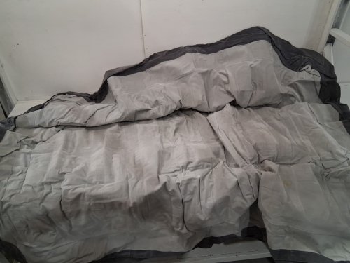 INTEX DURA-BEAM DELUXE SERIES SELF-INFLATABLE MATTRESS WITH INTERNAL PUMP - 13" FULL (54"X75") - GREY (MODEL: 67767ED AP619D) image 4