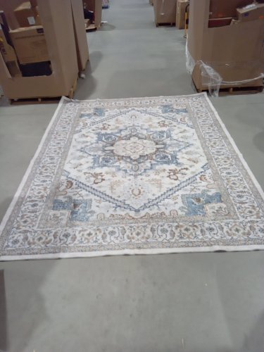 OPPODREAM Soft non-slip Neutral Area Rugs - 8ftx10ft- white/multicolor image 2