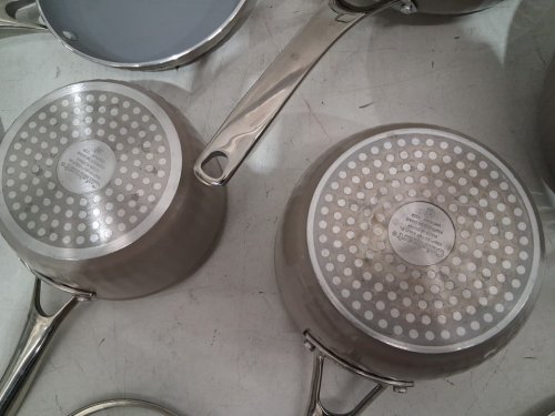 11pc Cuisinart Artisan Elite Pro Forged Aluminium Cookware  - assorted sizes - Stainless Steel Silver(model: 1981675) image 6