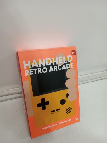 J'Adore Handheld Retro Arcade Game - 100 Games - 3.1" X 4.7" - Orange (Model: 851782) image 2