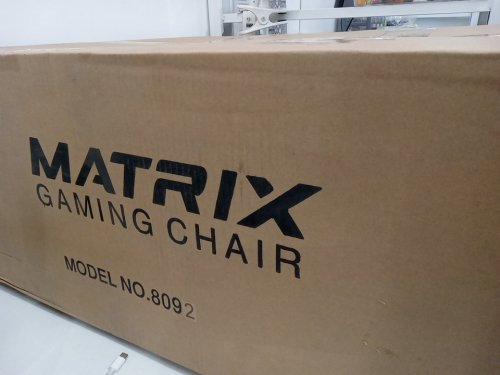 Matrix Adjustable Ergonomic Gaming Chair with PU Leather, Lumbar Support, And 180 Degree Recline - Support up to 330LBS - Black / Pink (Model: 8092) image 5