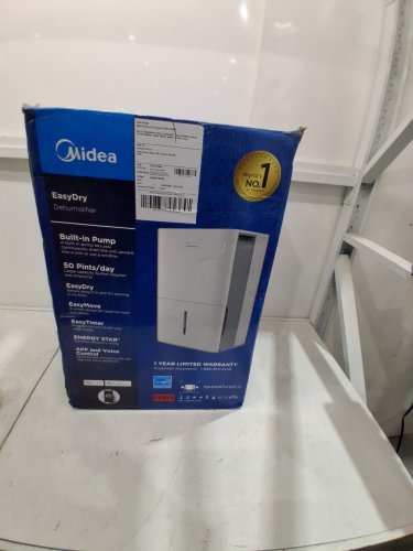Midea Energy Star Certified EasyDry Dehumidifier - 50 Pints/Day, 4500SQ.FT - White (Model: MAD50P1AWS) image 2