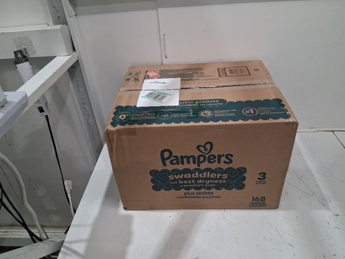 168PK PAMPERS SWADDLERS DISPOSABLE DIAPERS - SIZE 3 (13-26LBS) image 2