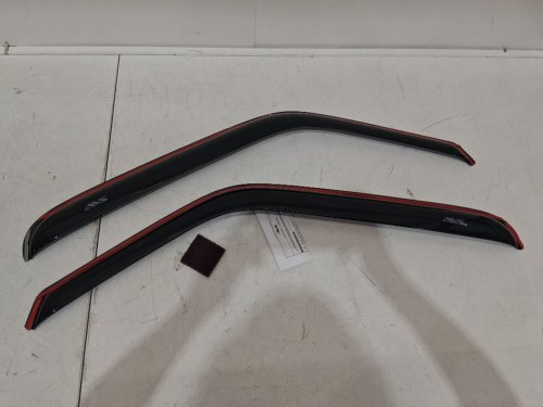 2pc ventivisor window deflector ventshade visor - for various ford ranger and mazda models - black (model: 193083) image 4
