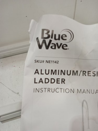 blue wave aluminum/resin in-pool ladder - 78 " - white (model: ne1142) image 9
