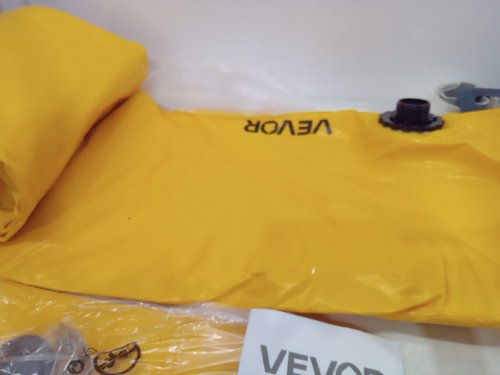 VEVOR Flood Barrier Height Sandbag Alternative - 12FT X 20" - YELLOW/BLACK (model: Flood Barrier 12 ft x 20 in) image 6