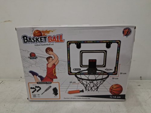 TOURNAMENT BASKETBALL COMPETITIONS Basketball Hoop Over The Door/Wall Mounted Set with DIGITAL SCORE KEEPER - 14" - MULTICOLOUR (MODEL: CX40C-1) image 2