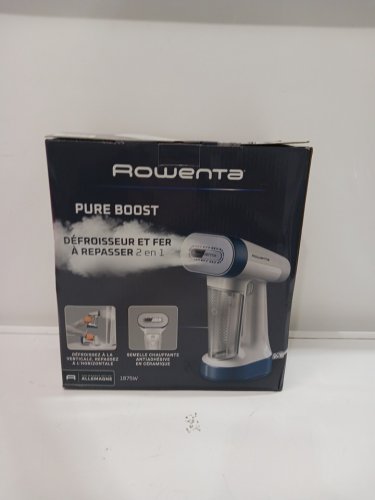 ROWENTA PURE BOOST 2-IN-1 STEAMER & IRON - 1875W - BLUE / WHITE image 2