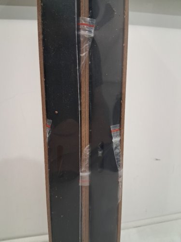 2pk venusmiles floating wall shelves with invisible brackets - 24" x 1.4" x 6.7" - Walnut (model: FL-HW-PVC-24-WN-2P) image 3