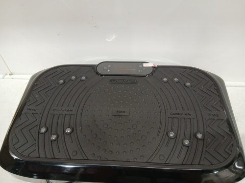 TAEVNO BLUETOOTH VIBRATION PLATE EXERCISE MACHINE WITH REMOTE - 450LBs CAP - BLACK image 7