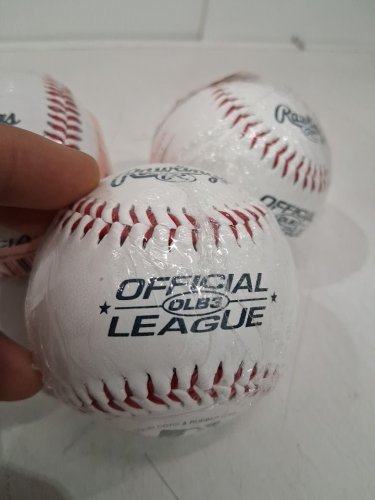 3 Rawlings Official OLB3 League Solid Cork & Rubber Center Baseball (Model: WALOLB3C-R) image 3