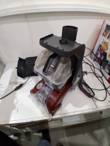 HOOVER POWER SCRUB DELUXE CARPET CLEANER/SHAMPOOER - RED (MODEL: FH50150VCD) image 2