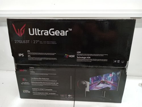 LG 27'' Ultragear FHD IPS monitor - NVIDIA G-SYNC,  1ms (gtg), 144hz - black - (model:27gl63t-b) image 2